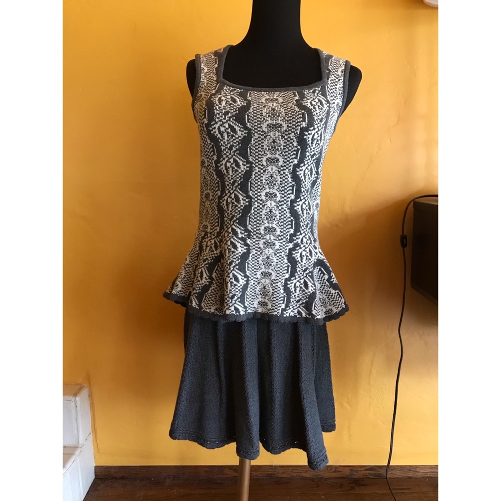 CAbi | Cozy Knit Sweater and Skirt Set